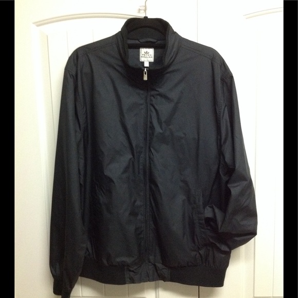 Peter Millar Black Nylon Golf Jacket Large - Picture 1 of 8